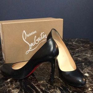 Authentic Black Louboutin Pumps